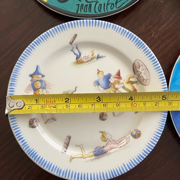 Set of 4 GIEN France 5” plates Couleurs Du Temps - Picture 9 of 9